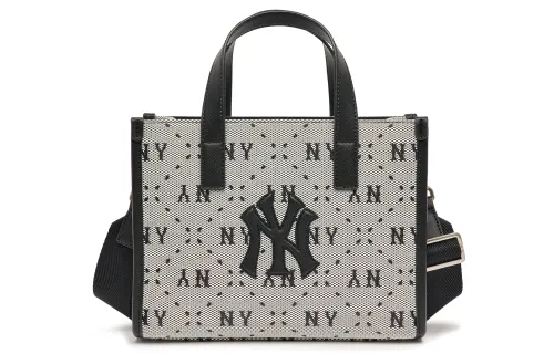 MLB New York Yankees Artificial Leather Tote Bag, Shopping Bag, Portable Crossbody Bag, Shoulder Bag Small Women's