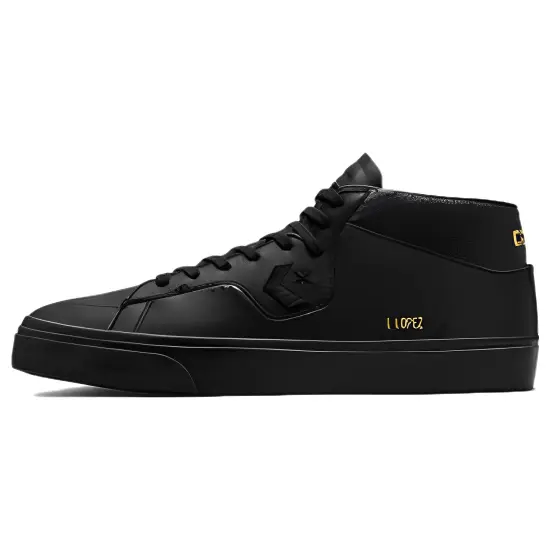 Converse Louie Lopez Pro Mid 'Mono Leather - Triple Black'