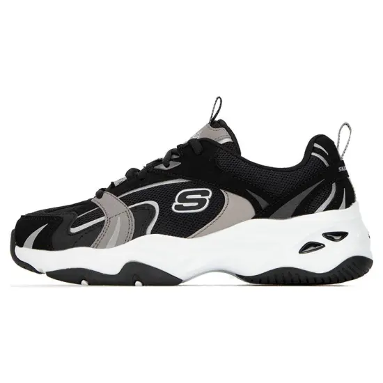 Skechers Sport D'Lites 4.0 Shoes 'Black Grey White' Women's