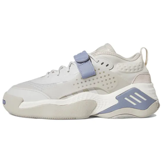 Adidas Originals Streetball Lifestyle Shoes Women's Low-top Light Khaki/white/blue