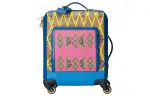 GUCCI Canvas With Leather Trim Suitcase Luggage 27 Inch Men's Multicolor