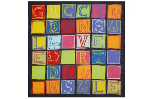 GUCCI 2023 China New Year Collection Scarves Unisex Multicolor