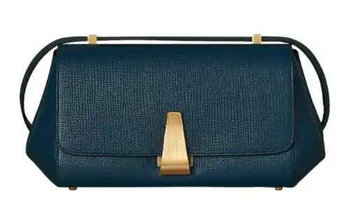 Bottega Veneta Grain Calfskin Shoulder Bag, Crossbody Bag Medium Women's Dark Blue