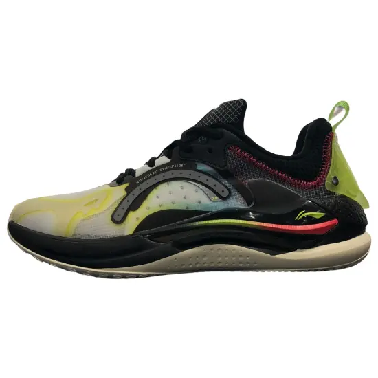 LINING Spark Casual Shoes Men Low-Top Black/Green