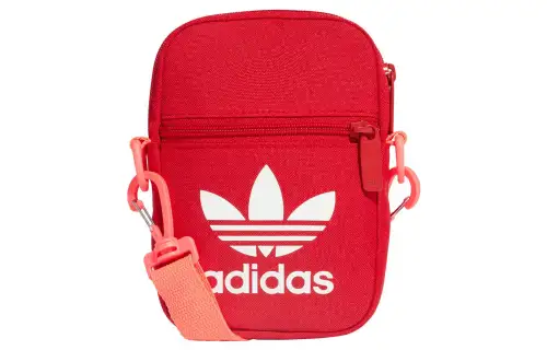 Adidas Originals Polyester Cell Phone Pouch, Shoulder Bag, Crossbody Bag Mini Unisex Red