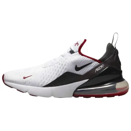 Nike Air Max 270 Lifestyle Shoes Men Low-top White, Black, Red