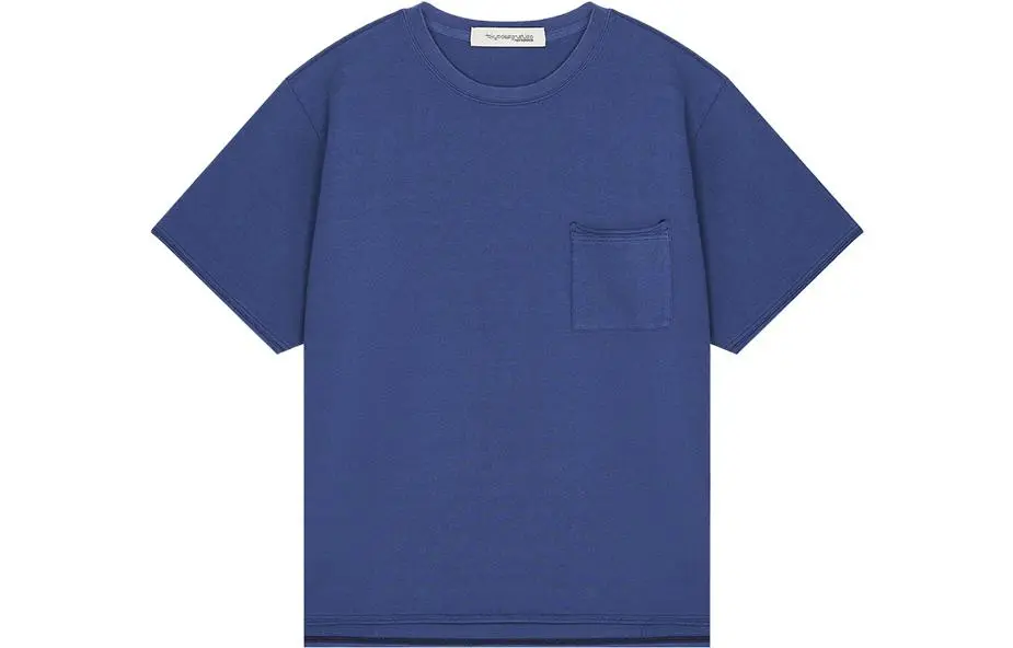 New Balance T-Shirts Unisex Blue Crew Neck Moderate Straight Fit