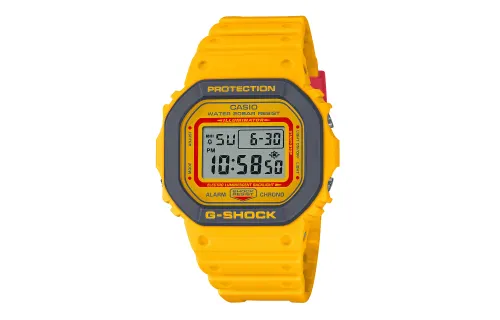 CASIO Men G-SQUAD Series Yellow Watch DW-5610Y-9PR