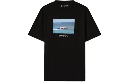 PALM ANGELS Getty Speedboat Classic Tee