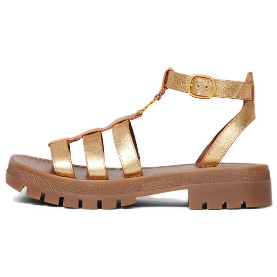 CELINE Triomphe Roman Sandals Women's
