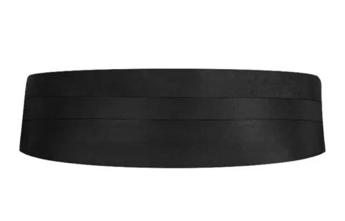 DIOR Silk Leather Belts Men's Black