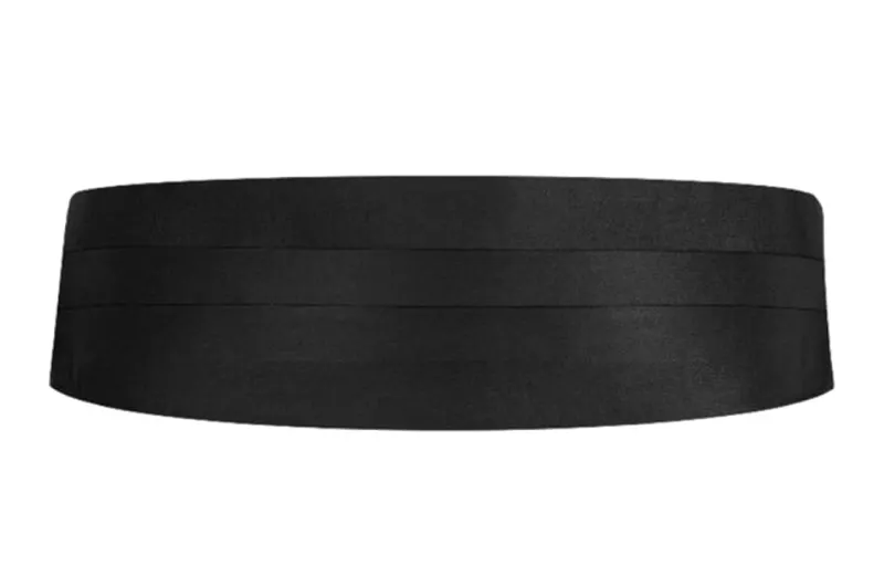 DIOR Silk Leather Belts Men's Black