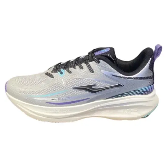 Erke Durable Breathable Low-Top Running Shoes Men's White Green