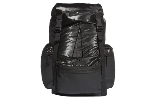 Adidas Stella McCartney Collaboration Artificial Leather, Polyurethane Backpack Regular Women's Black