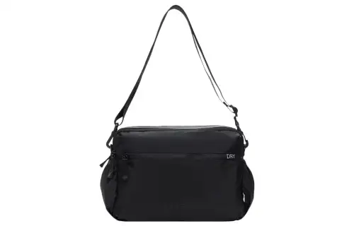 Li Ning Fitness Series Polyamide Sports Bag, Shoulder Bag, Crossbody Bag Unisex Black