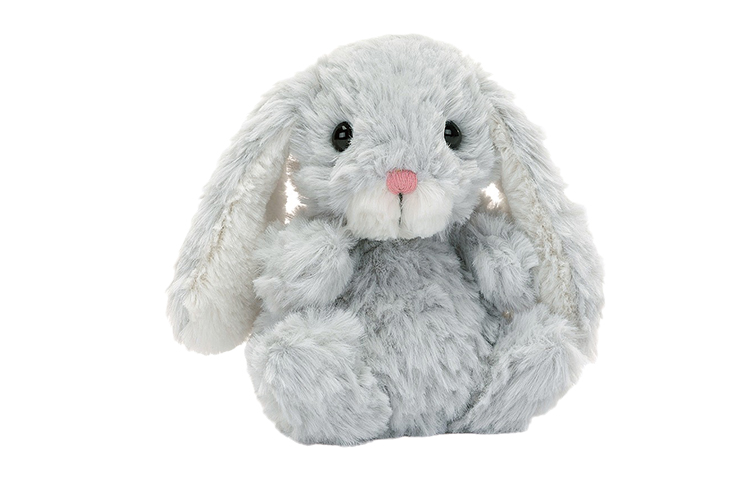 JELLYCAT Bonny Rabbit Series Animal Delicious Silver Rabbit Yummy Rabbit Doll Plush Doll Sitting Height 15cm High