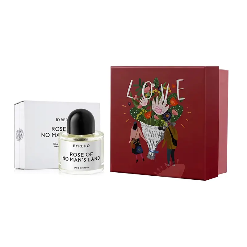 Gift box, wooden floral perfume, 50 ml, 100 ml