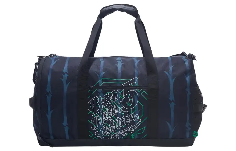 Li Ning Do Not Enter The River Polyester Portable Gym Bag Large Unisex Dark Blue