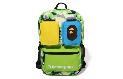 A BATHING APE Polyester Backpack Regular Men's Camouflage/Multicolor