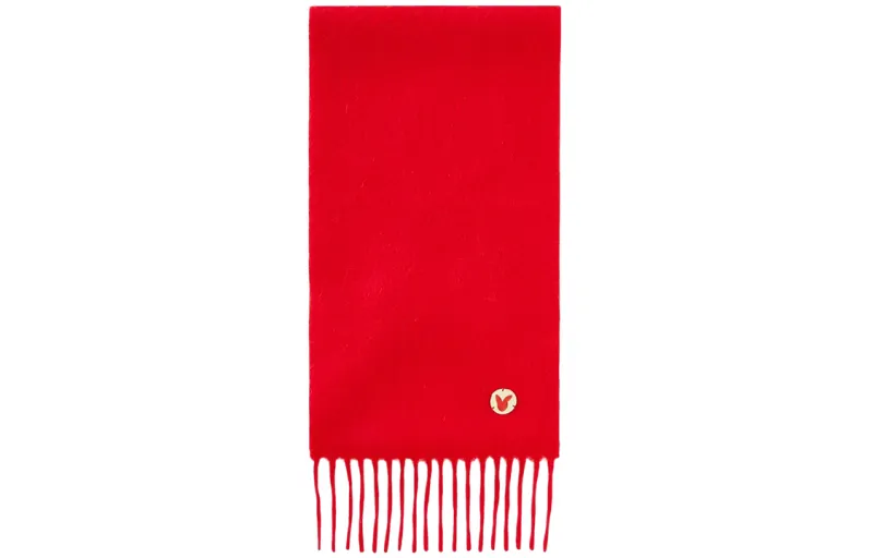Loro Piana Knit Scarves Kids Red