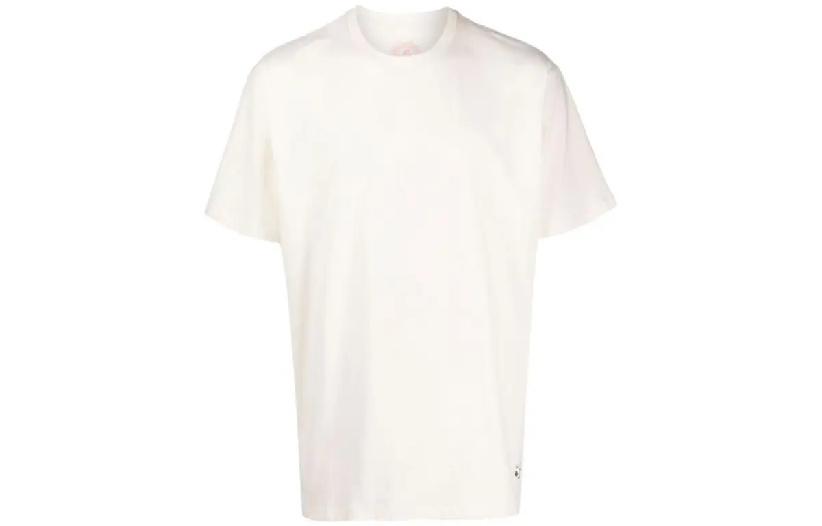 Vans T-Shirts Men's White Crew Neck Moderate Straight Fit