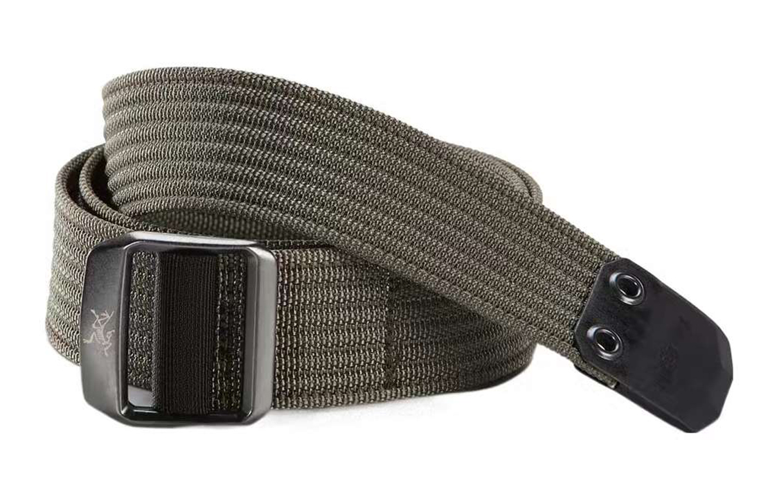 Arc'teryx Synthetic Fiber Belts Men's Dusty Green FORAGE Width 3.8cm