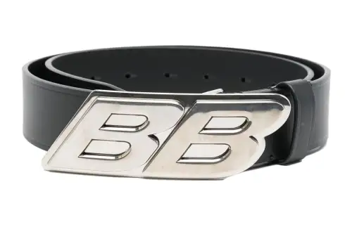 Balenciaga Bb Logo Buckle Belt