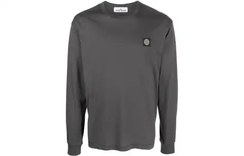 STONE ISLAND Compass-Patch Crewneck T-Shirt