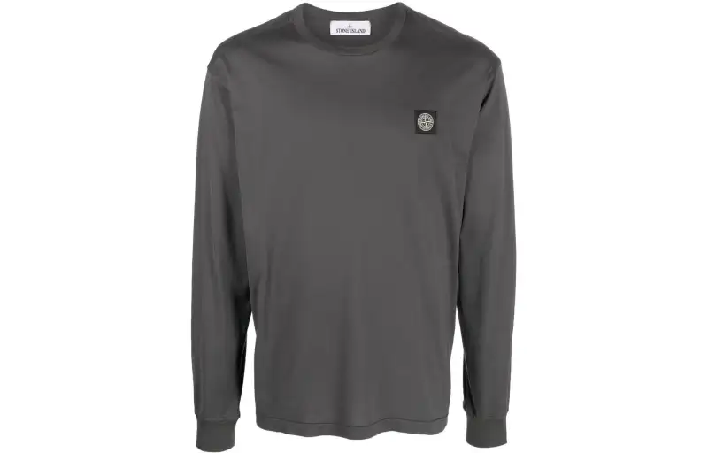 STONE ISLAND Compass-Patch Crewneck T-Shirt