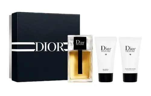 Dior, perfume, shower gel, after shave balm, set
