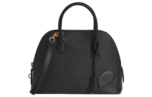 HERMES Bolide Epsom Calfskin With Swift Calfskin And Hunter Cow Leather