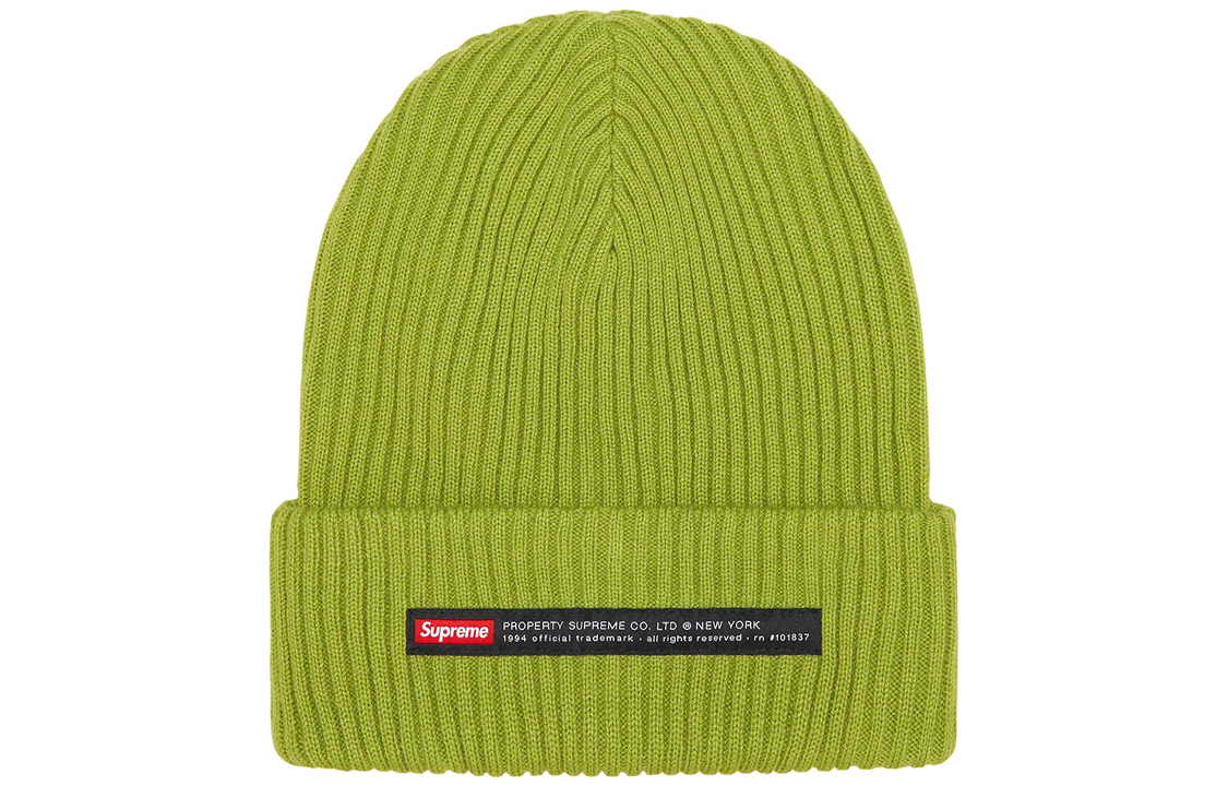Шапка Supreme FW22 WEEK 6 PROPERTY LABEL BEANIE (разноцветная)