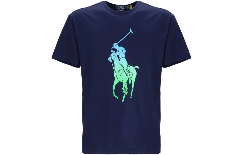 Polo Ralph Lauren Big Pony SS23 T Shirt Classic Version Men's Marine Blue