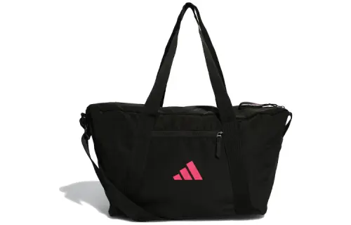 Adidas Polyester Portable One Shoulder Crossbody Gym Bag Large Women's Black