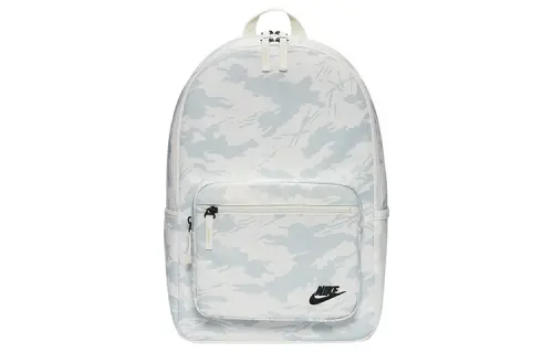 Nike Heritage Polyester Backpack Regular Unisex White Gray