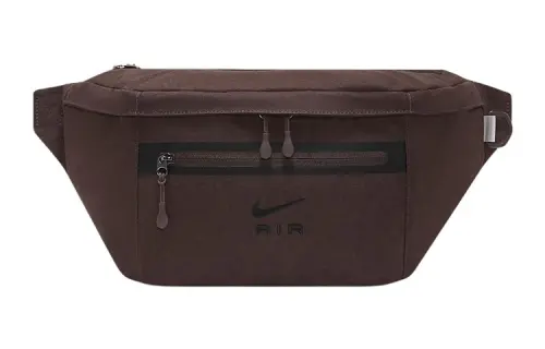 Nike Polyester One Shoulder Crossbody Fanny Pack Regular Unisex Brown