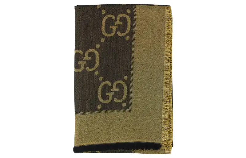 GUCCI Knit Scarves Women's Green