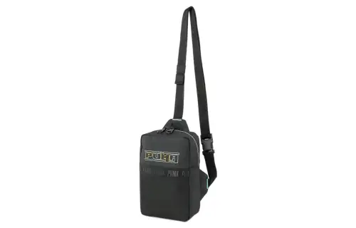 PUMA Polyester Shoulder Bag, Crossbody Bag Regular Men's Black
