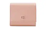 GUCCI Leather Wallet Medium Women's Light Pink
