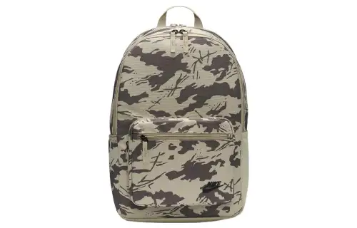 Nike Heritage Polyester Backpack Unisex Camouflage Army Green