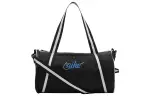 Nike Heritage Polyester Portable One Shoulder Crossbody Gym Bag Large Unisex Black
