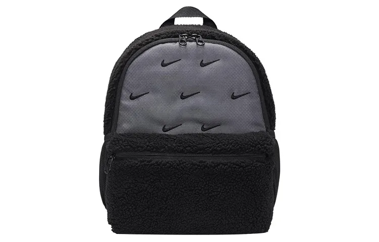 Nike Zip Closure Fabric Backpack Mini Men's Black