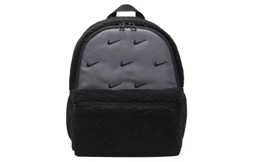 Nike Zip Closure Fabric Backpack Mini Men's Black