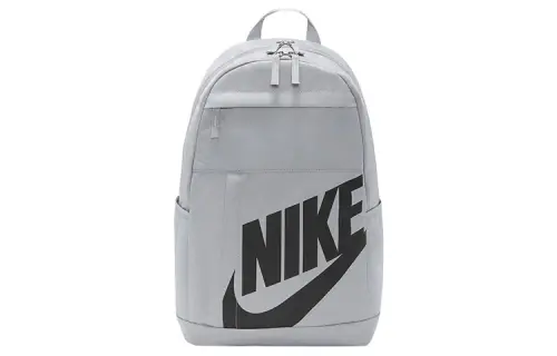 Nike Polyester Backpack Regular Unisex Silver Gray
