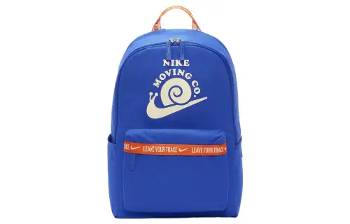 Nike Heritage Athleisure Polyester Backpack Regular Unisex Blue