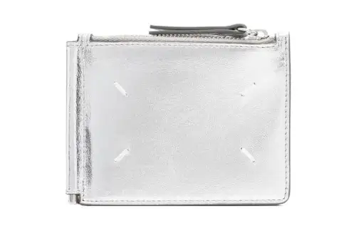 Maison Margiela Lambskin Wallet Men's Silver