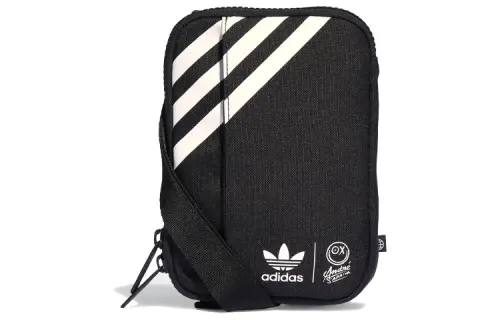 Adidas Originals Trefoil Polyester Shoulder Bag, Crossbody Bag Regular Unisex Black