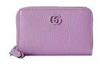 GUCCI Leather Wallet Women's Purple