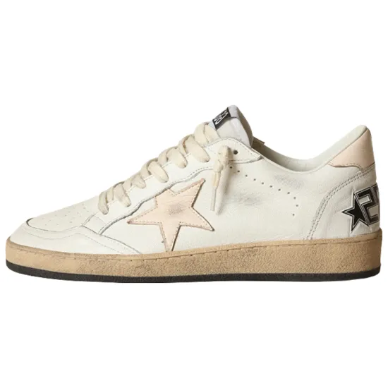 Golden Goose White Ball Star Low-Top Sneakers