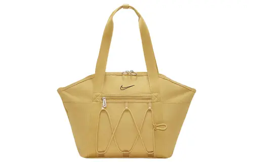 Nike Polyester Tote Bag, Shopping Bag, Shoulder Bag, Handbag Regular Women's Yellow
